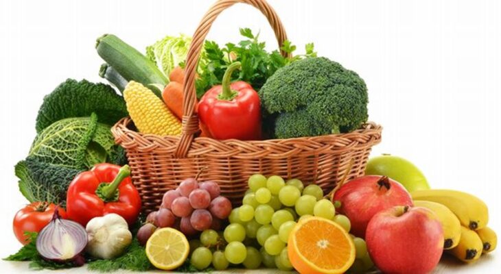 Tiêu thụ rau củ và trái cây nhiều