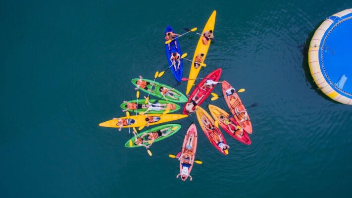 Chèo thuyền Kayak tại đảo Ti Tốp